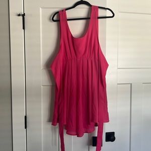 Fab’rik pink tie dress size L